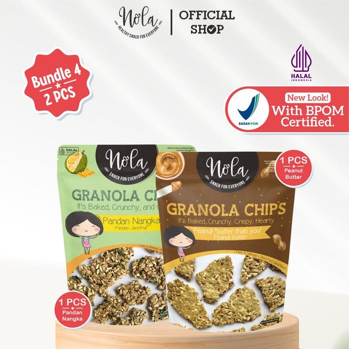 

PastikanTerjaminMutunya- Nola Granola Chips - Bundle 4