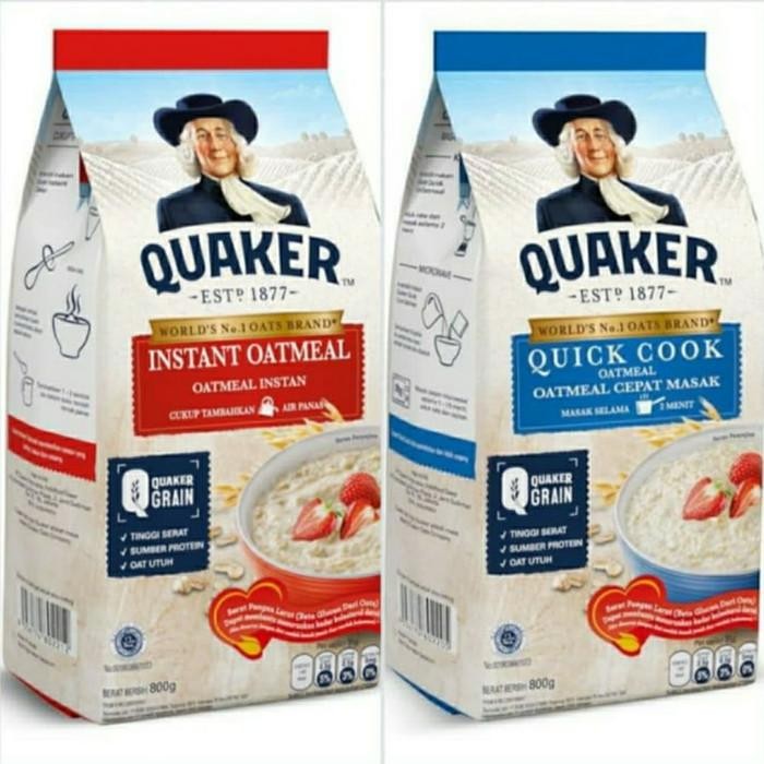 

PastikanTerjaminMutunya- Quaker Instant Quick Cook Oatmeal 800gr 800g 800gram apermut