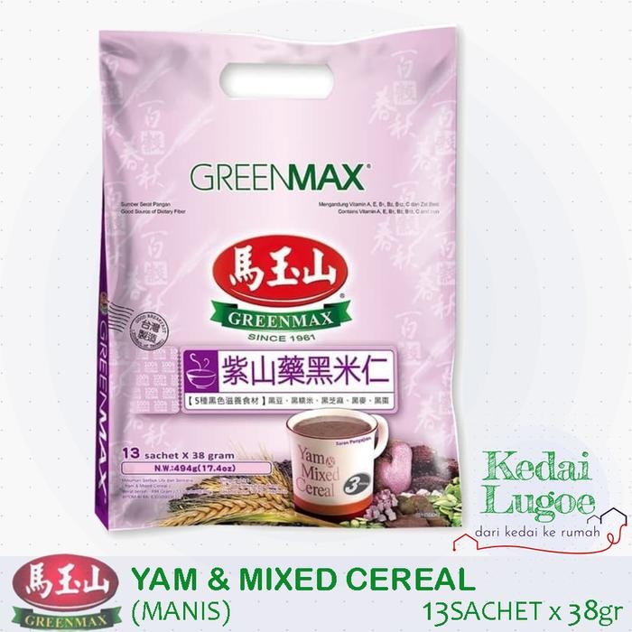

PastikanTerjaminMutunya- Sereal Mix - Greenmax Yam & Mixed Cereal