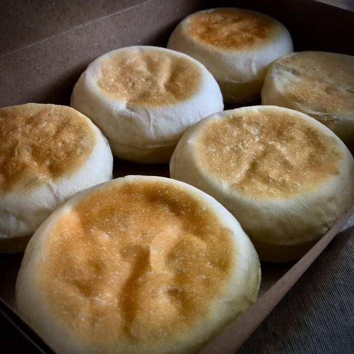 

PastikanTerjaminMutunya- VEGAN Roti / Bun English Muffin Box 6 Pcs