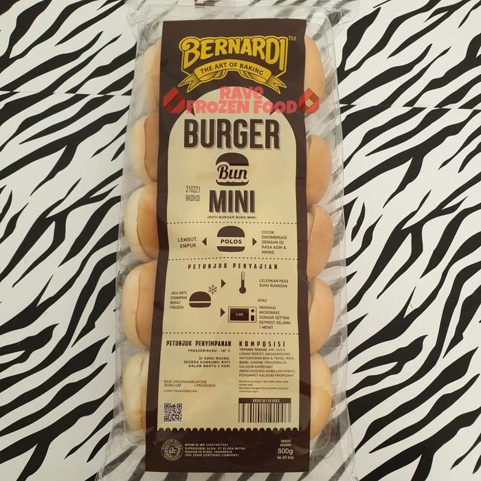 

PastikanTerjaminMutunya- BERNARDI ROTI BURGER MINI 20S - 500GR