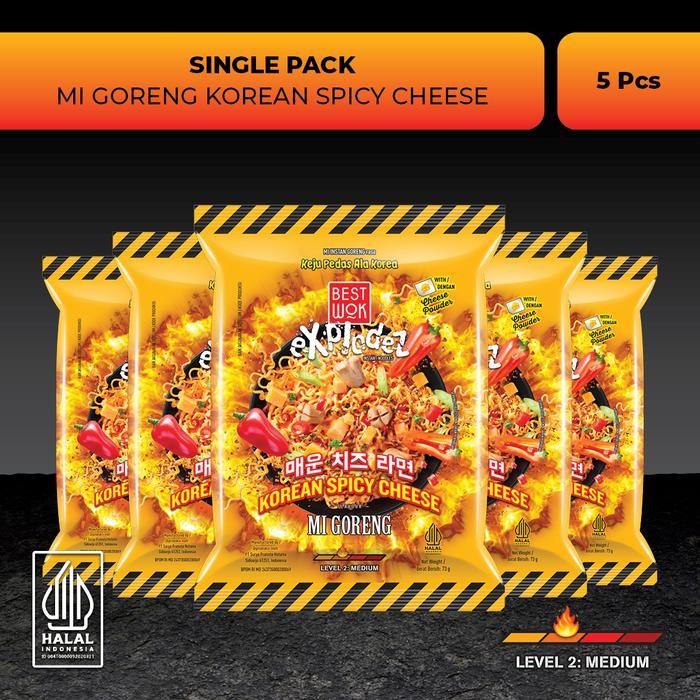 

PastikanTerjaminMutunya- Best Wok Mi Goreng Korean Spicy Cheese 5 pcs