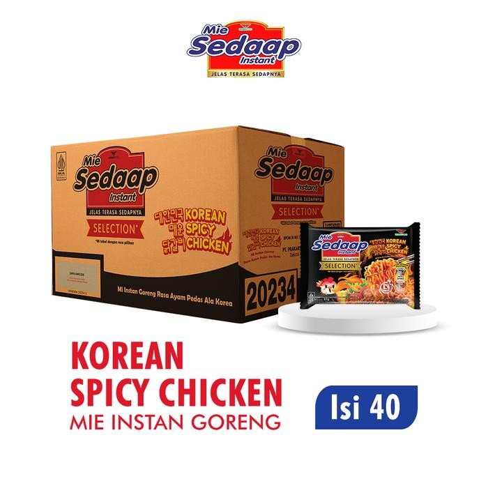 

PastikanTerjaminMutunya- [Special Come See Mie Fest] Sedaap Mie Instan Korean Spicy Chicken 88 gr Dus (Isi