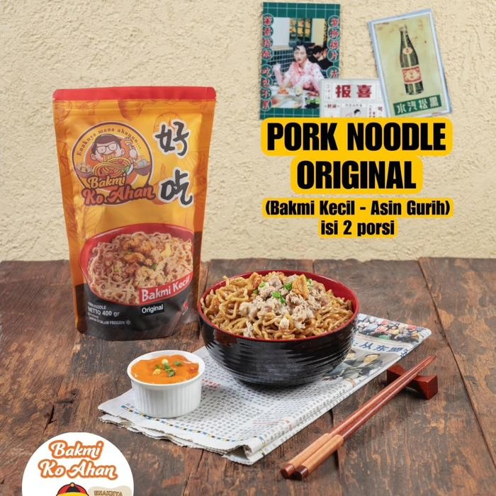 

SemuAReadyYaB0Zq- Bakmi Babi Ko Ahan Mie Kecil Rasa Original Asin Gurih (isi 2 porsi)