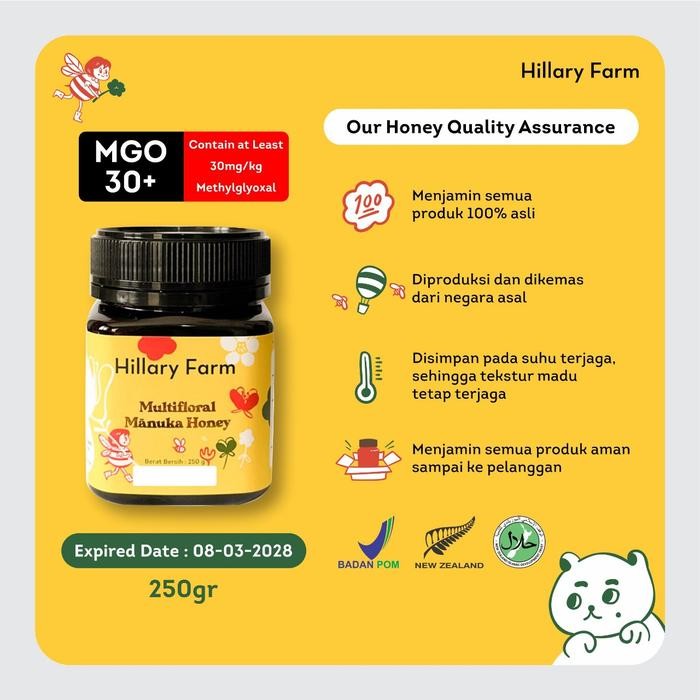 

SemuAReadyYaB0Zq- Hillary Farm Manuka Honey Blend 250gr