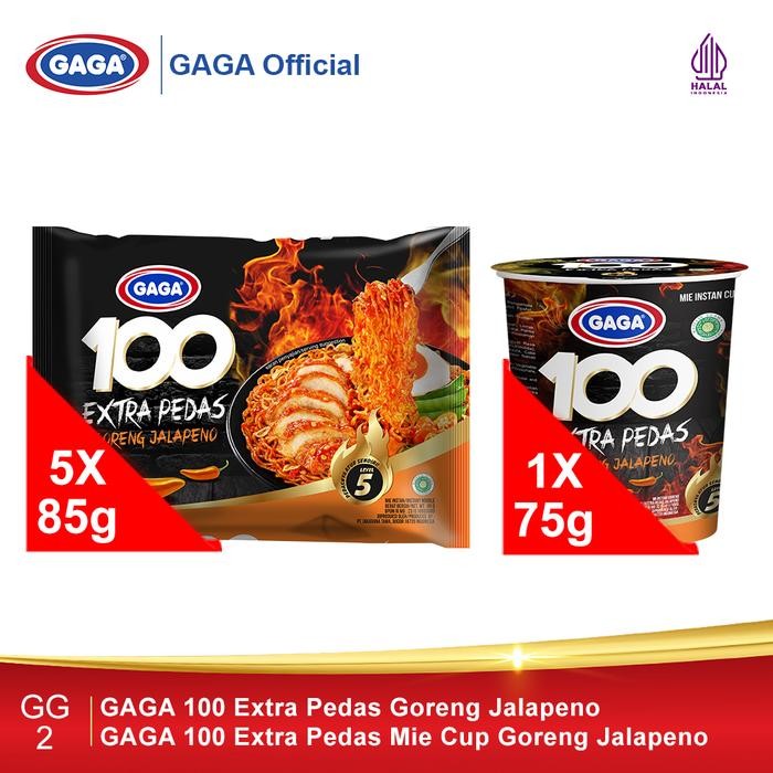 

SemuAReadyYaB0Zq- GAGA 100 Extra Pedas Goreng Jalapeno 5pcs, Mie Cup Jalapeno 1pc (GG2)