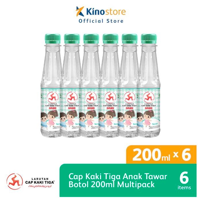 

BnyKpilihAnSkrG- Cap Kaki Tiga Anak Tawar Botol 200ml Multipack