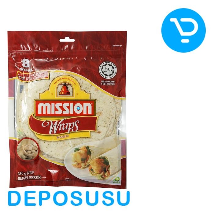 

BnyKBonusBelidiMari- Mission Wraps Wrap Kulit Original Garlic Whole grain Potato