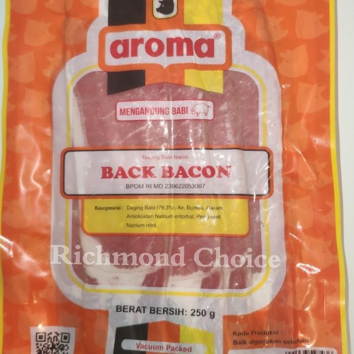 

BnyKBonusBelidiMari- PORK BACK BACON AROMA 250 GRAM