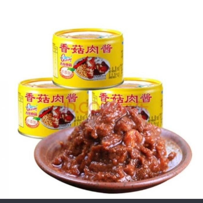 

BnyKBonusBelidiMari- Bak Ciu Kaleng Merek Gulong 180gr/ Pork Mince With Bean ( Non Halal)