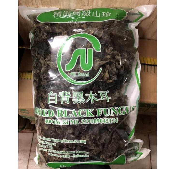 

BnyKBonusBelidiMari- SU BRAND Jamur Kuping Hitam 1KG / Bokji Bok Ji Kering Dried Fungus