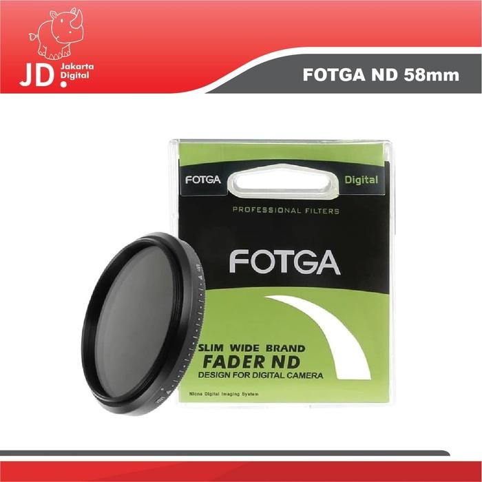 Klik- Filter Nd Nd2-Nd400 Nd 2-400 58Mm Fotga Slim Fader Variable Adjustable