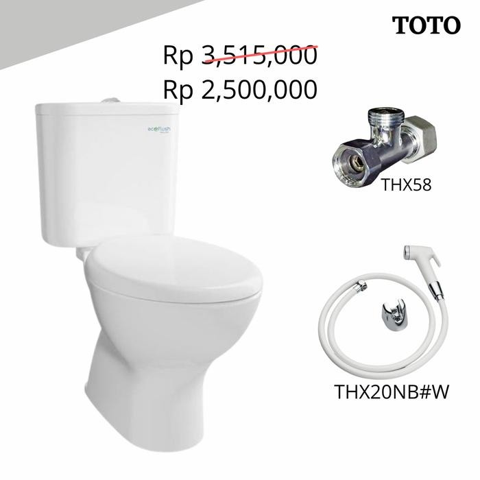PREMIUM Closet toto CW637J / SW637JP/ Closet duduk toto cw 637 j