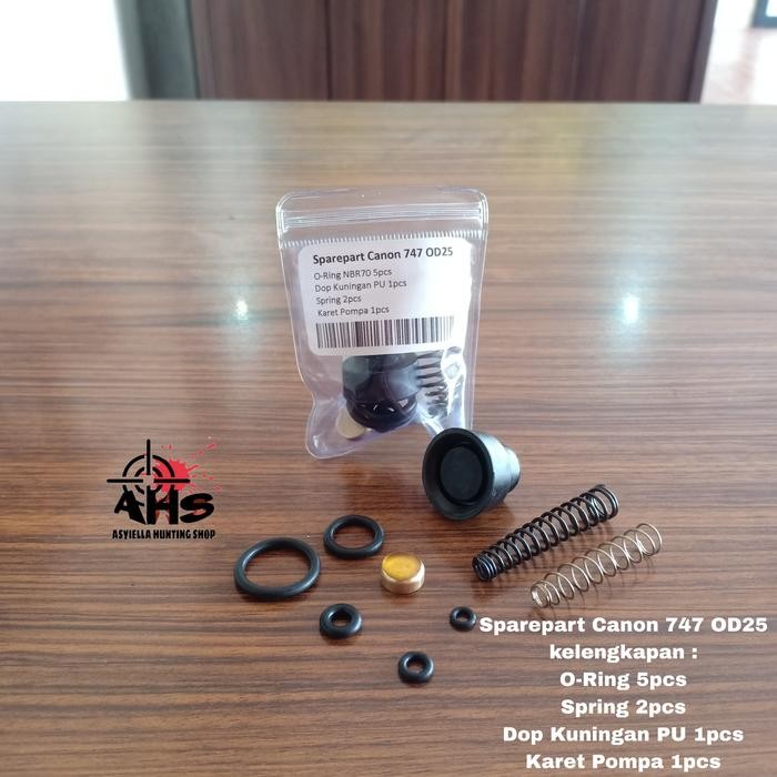 PREMIUM Sparepart canon 747 / Per set canon / Seal set canon / Karet pompa