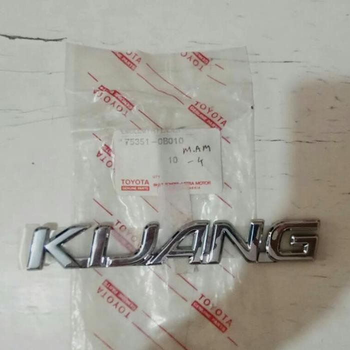 PREMIUM logo Emblem Original Toyota Kijang Kapsul fender samping