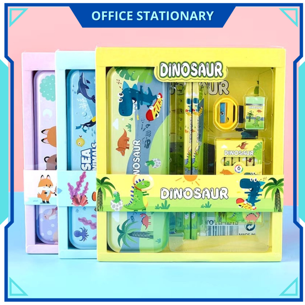 

PROMO / OFS Kotak Pensil Anak Set Stationery Untuk Hadiah Anak Sekolah Kotak Pensil Karakter Murah