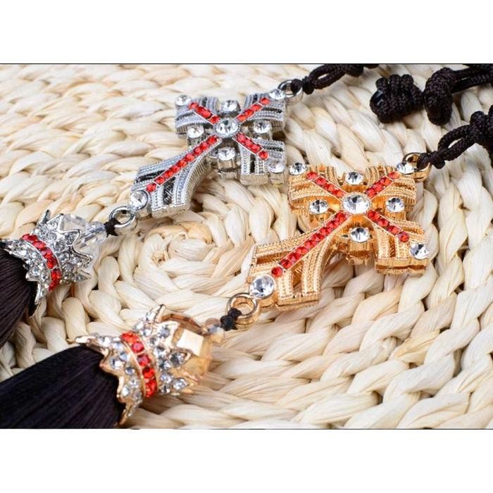 Asli.. Gantungan Salib Mobil Gantungan Spion Salib Mobil Gantungan Salib Dinding 2 Sisi Car