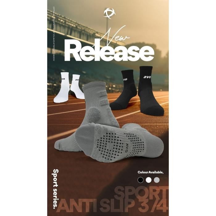 PROMO Kaos Kaki Sport AVO 3D Anti Slip ORI TF501