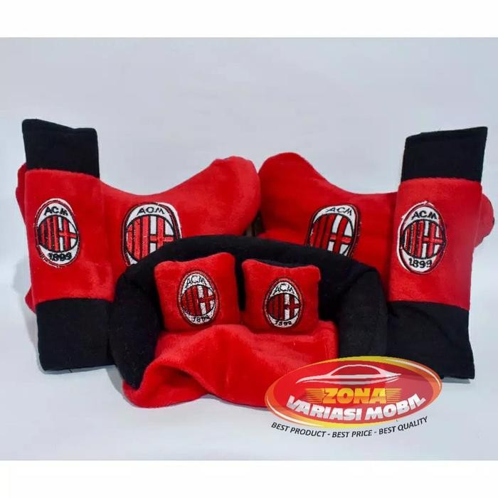 LANGSUNG GAS. BANTAL MOBIL SET 3 IN 1 AC.MILAN / HEADREST CAR SET 3IN1 ACM