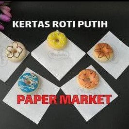 

KERTAS ROTI PUTIH ASEPROOF PAPER WHITE(PROMO) 40 GSM 25x25cm 1rim ( lembar)
