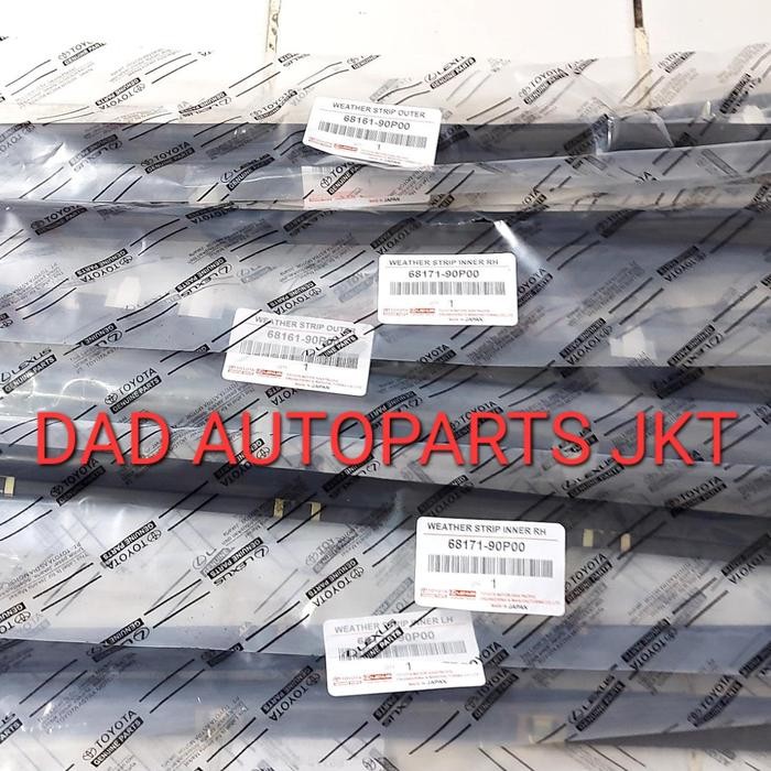 KARET PELIPIT KACA LUAR DALAM KIJANG SUPER 5K 7K GRAND IMPORT