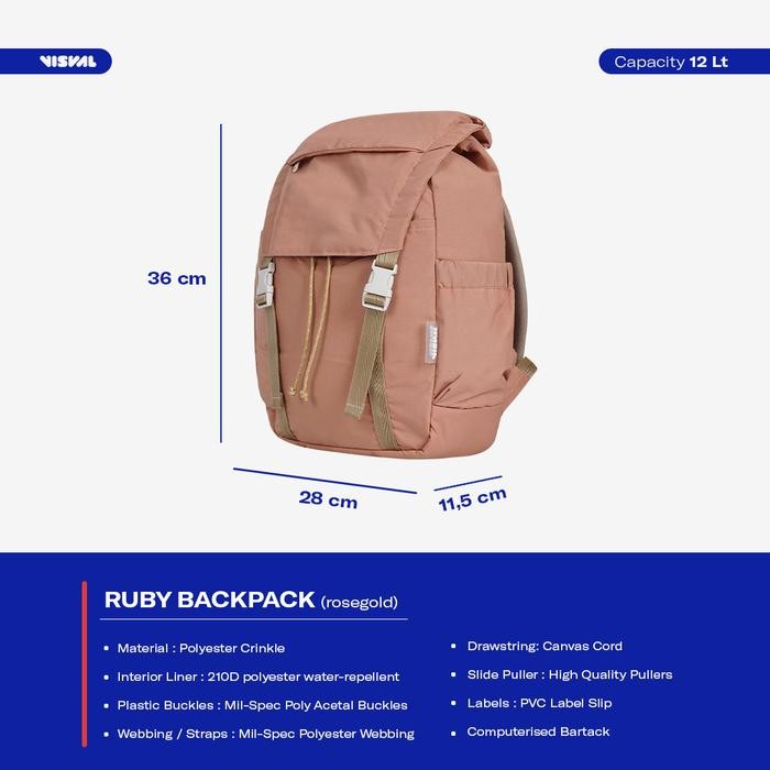 Backpack Ruby - Visval - Tas Ransel *