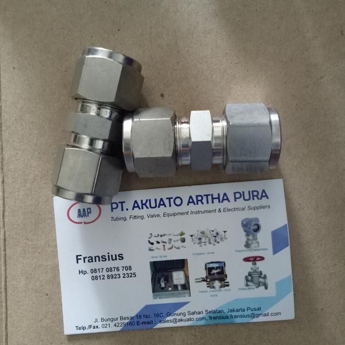 Union Connector 1/2 in od, DK-lok Kode 1456