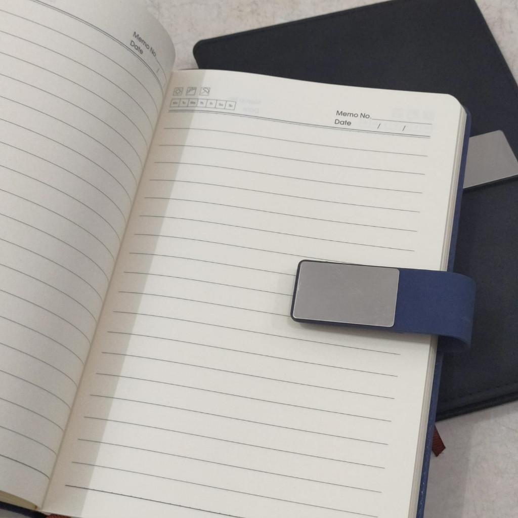 

NoteBook {HS-AG03} Free Nama Agenda Kerja Kulit A5 tanpa Binder Buku Diary Catatan Gift Souvenir