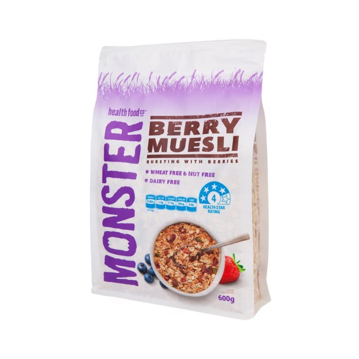 

Monster Muesli Berry Muesli 600 Gr