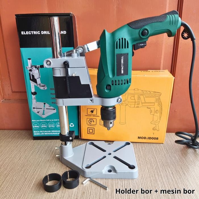 Bor Duduk 13 mm Paket dudukan mesin bor Listrik Duduk lengkap