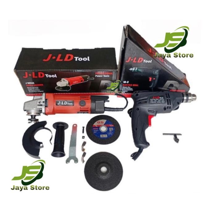 MESIN GERINDA JLD + MESIN BOR 10MM JLD PAKET HARGA TERMURAH PROMO