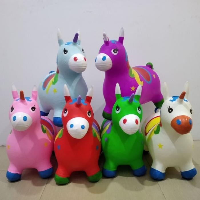 jumping animal unicorn mainan jumping mainan anak murah