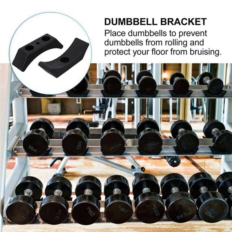 20 Pcs Dumbbell Racks Dumbbell Holders Dumbbell Brackets Dumbbell Storage Weight Stands