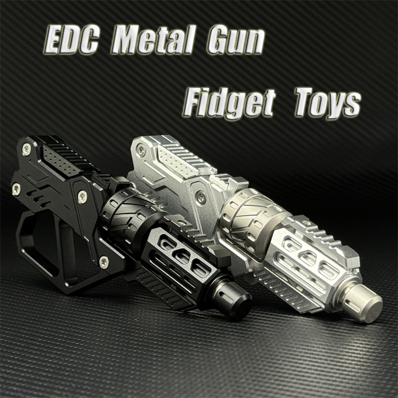 Novel QT Gun Fidget Toys EDC Multifunctional Fun Fidget Slider Cool Fidget Spinner ADHD