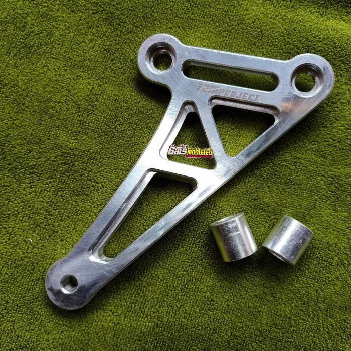 YOK DI ORDER EXHAUST HANGER KAWASAKI NINJA RR STEP JOMBLO NINJA RR PREMIUM SILVER