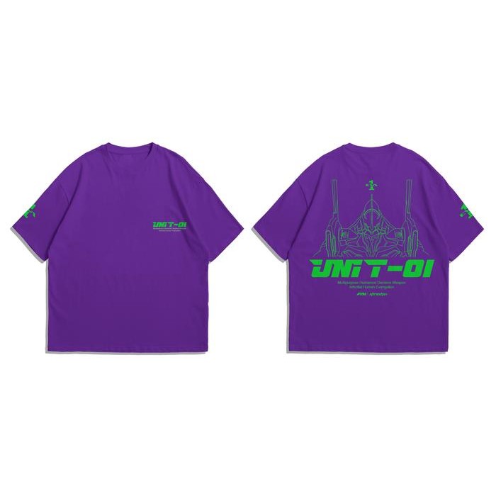 Modo- T-Shirt Oversize Unit-01 Evangelion X Aftrsndys X Fth