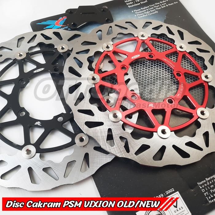 ~~~] Disc Piringan Cakram Vixion Ori PSM Lebar 300mm Floating CNC+ Braket