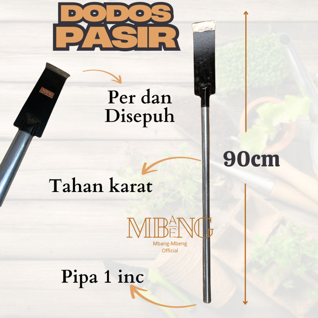 DODOS 90CM PER ASLI / DODOS TANAH / LINGGIS TANAH / DODOS PASIR