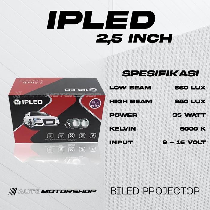 Biled Projector Ipled 2.5 Inch Bluelens Original