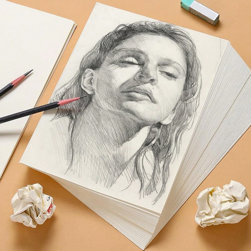 20/50Pcs/Set Practical Sketching Paper Pencil Drawing Gouache Paper Thickened Watercolor Paper