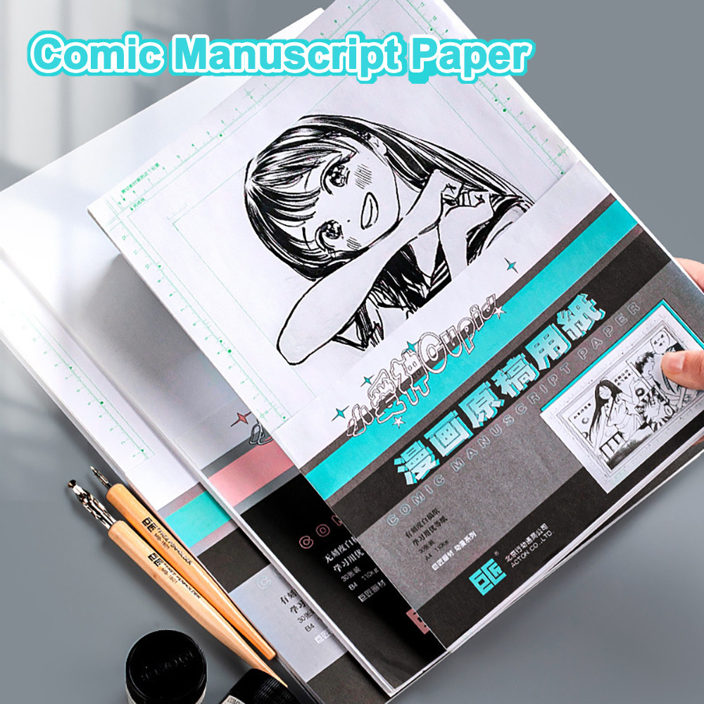 

A4/B4 30Sheets Special Comic Paper Art Painting Drawing Paper 110G Sketchbook Student Marker Pen