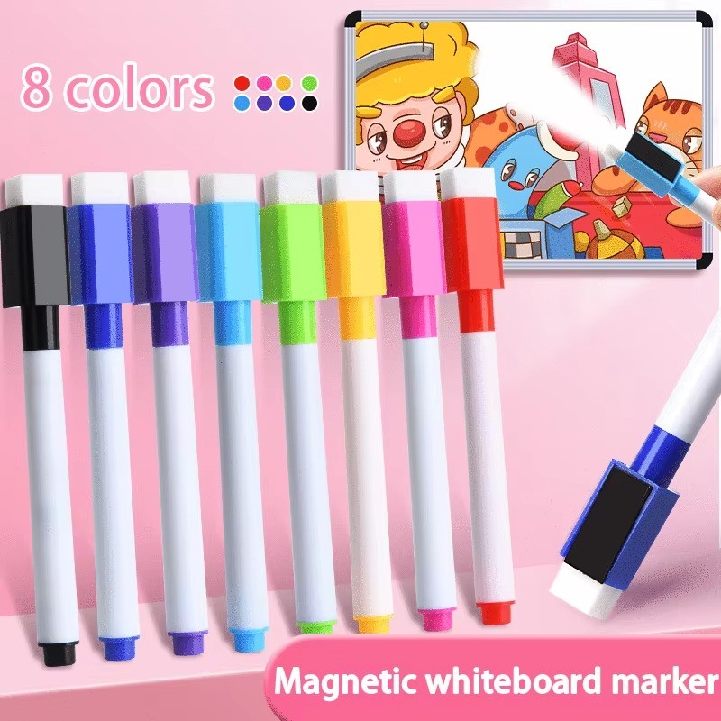

Wholesale Washable Marker Magnetic White Board Bulk Pens Multi Color White Board Markers For Writing