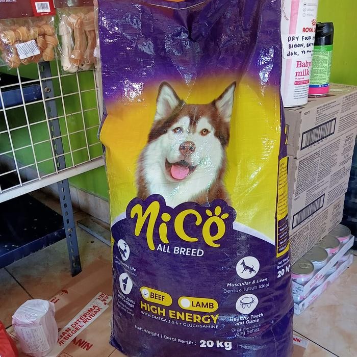 KHUSUS Makanan Anjing Nice Dog 20kg NiceDog 20 kg / Dog Food