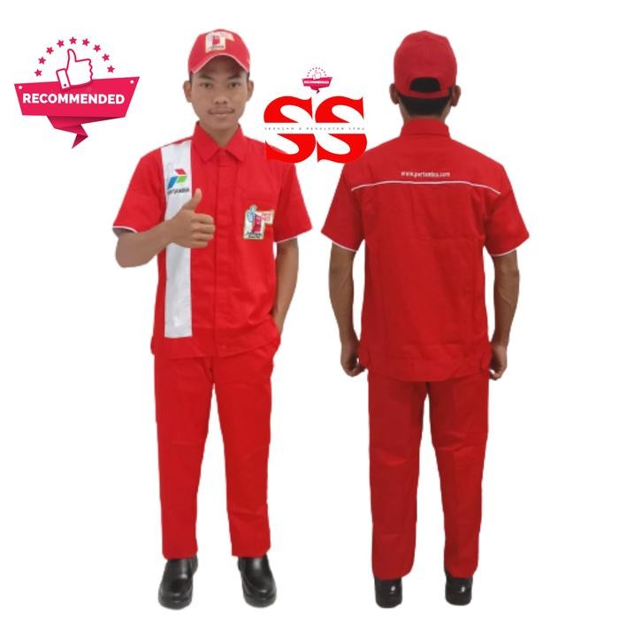 Gentra- Seragam Operator Spbu Pertamina Pasti Pas Baju Celana Oprator ,Office Boy, Pengawas