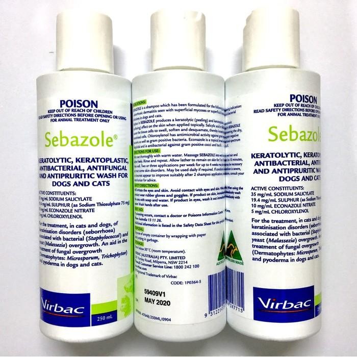 SEBAZOLE SHAMPO 250ML