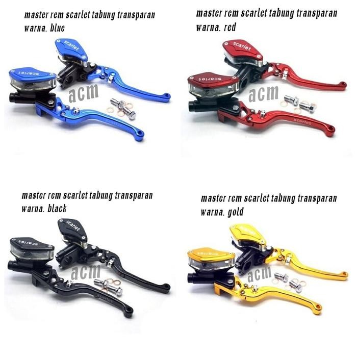 Master rem scarlet tabung cnc nmax aerox155 lexi125 pcx universal