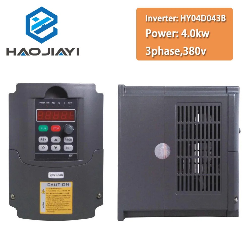 BEST SELLER HAOJIAYI 4kw VFD Variable Frequency Drive VFD Inverter 3HP 380v Frequency Inverter Spind