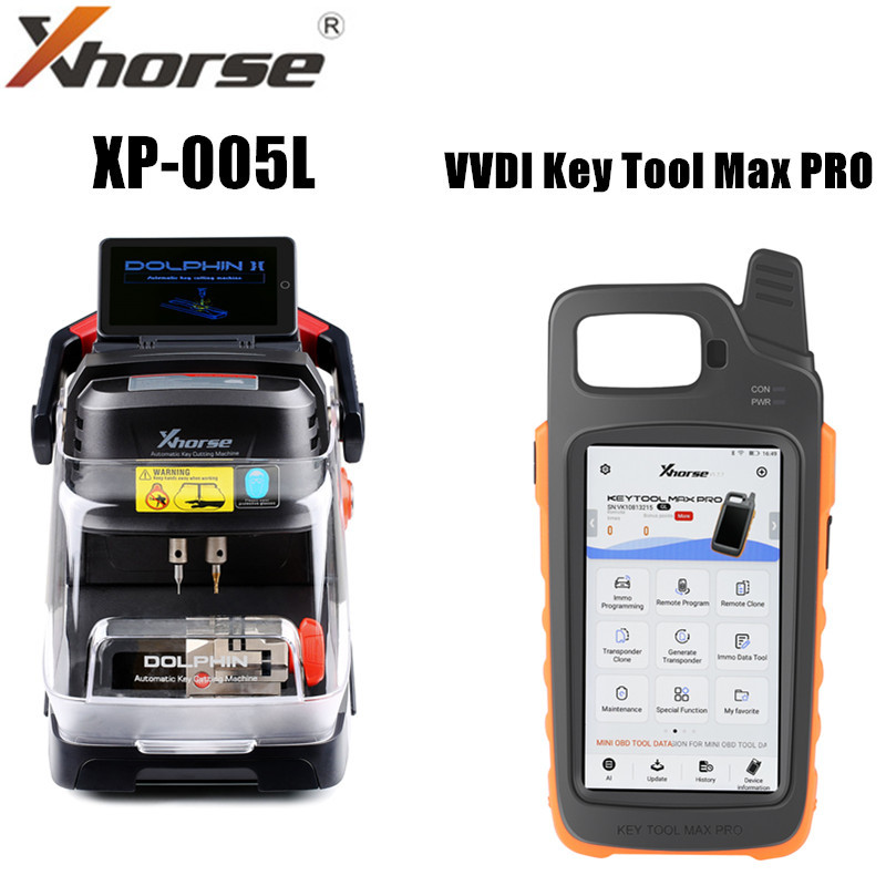 BEST SELLER Xhorse DOLPHIN XP- 005L DOLPHIN 2 Key Cutting Machine Plus VVDI Key Tool Max PRO