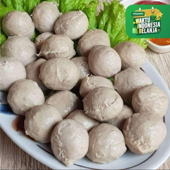 

New Bakso Sapi Premium / Bakso Daging Sapi 1Kg Isi 100 pcs