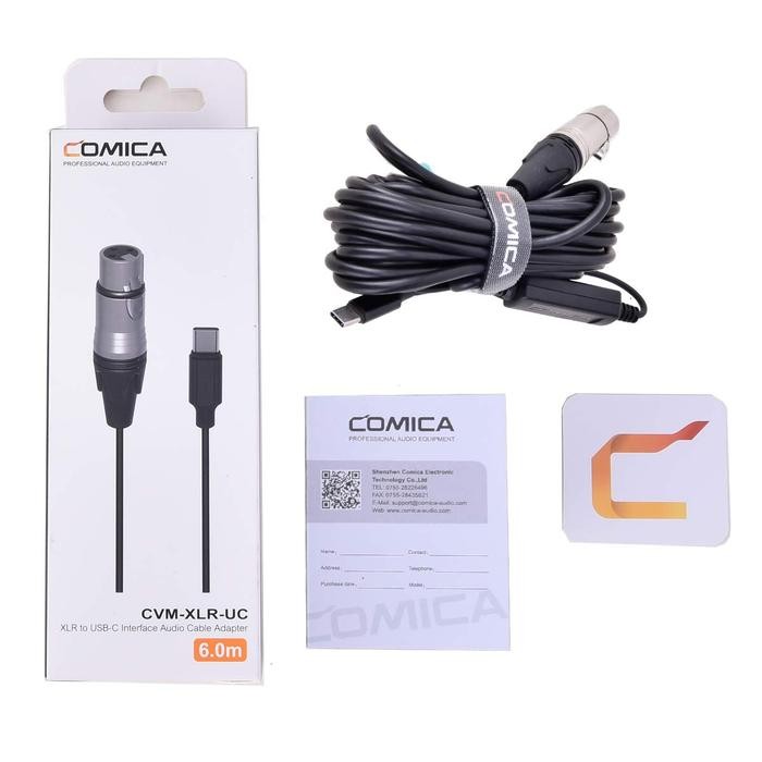 TERLARIS COMICA CVM-XLR-UC XLR to USB Type-C Audio Cable for Smartphone
